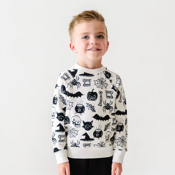 Little Sleepies Play Witches Brew Crewneck Sweatshirt 18-24M - Picture 1 of 7